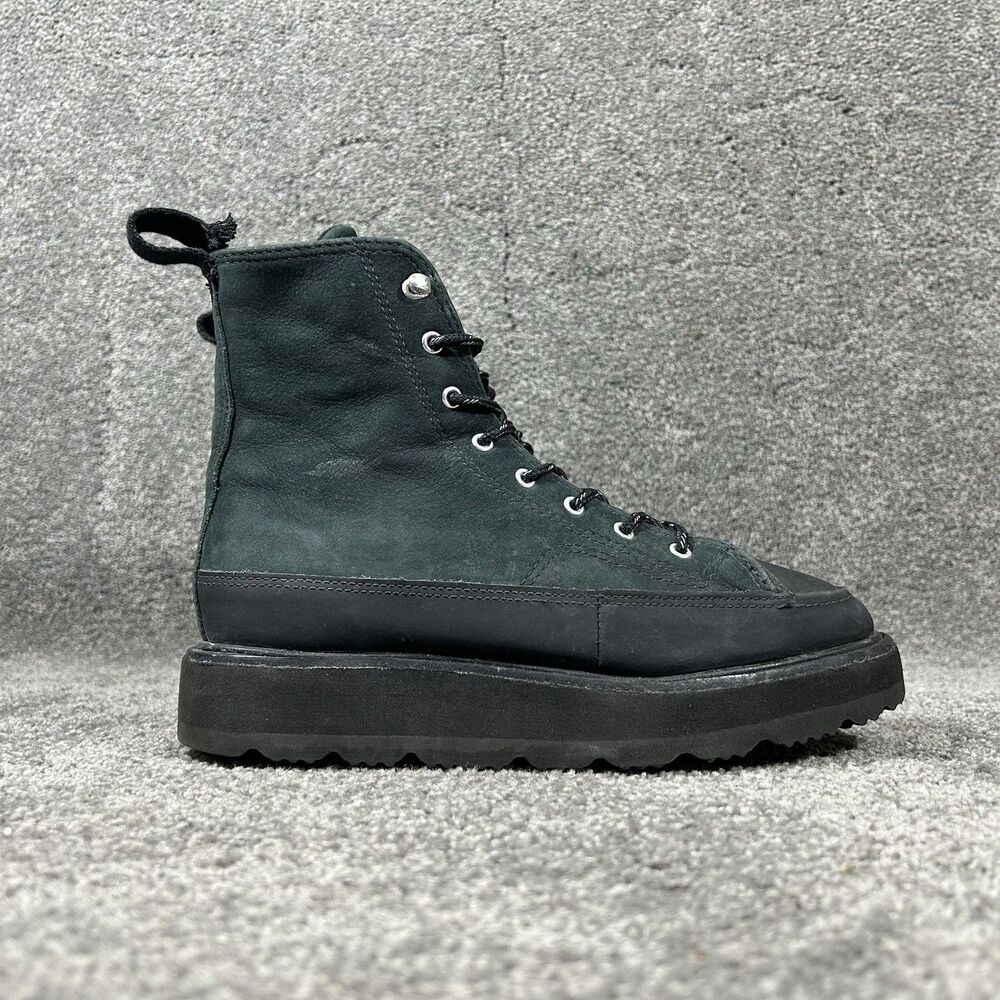Converse CT Crafted Hi 173213C Women’s Size 5.5 Black Leather Hiker Boots Used